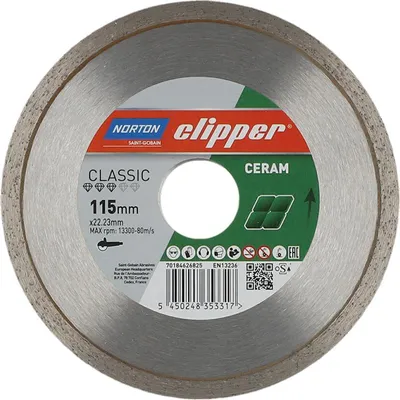 Produktbild von Norton Clipper Diamantscheibe Classic Ceramic Ø 115x22,23 mm