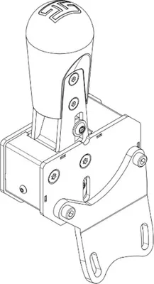 Produktbild von Heusinkveld HE-MAGANGLED Halterung für MagShift Mini Stahl Silber
