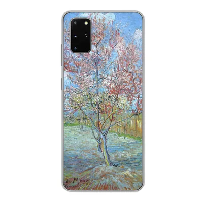 Produktbild von MuchoWow® Handyhülle Schutzhülle Hülle für Samsung Galaxy S20 Plus Der rosa Pfirsichbaum - Vincent van Gogh Silikon Softcase Handy Hülle - Hartschale