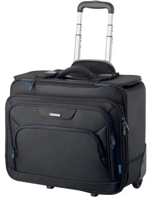 Produktbild von Trolley Pioneer, Polyester, schwarz, Außenmaße: ca. 38 x 47 x 27 cm