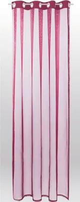 Produktbild von Gardine Ösen Transparent Noella, Größe: 140x175cm, Farbe: Bordeaux