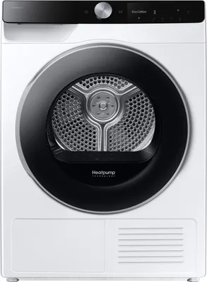 Produktbild von Samsung DV90DG6845LKU3 Wäschetrockner Freistehend Frontlader 9 kg  Weiß