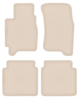 Produktbild von DURBAN Beige Velours-Fußmatten-Set für Subaru Legacy II Kombi, Limousine (1993-1998)