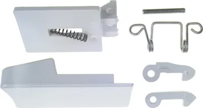 Produktbild von Türgriff mit Schließnase weiß Set Europart Alternativ EFS Ardo 719003107 Whirlpool Bauknecht 481949869162 Griff Tür Waschmaschine Waschtrockner passend Ariston Hoover Ignis Philips