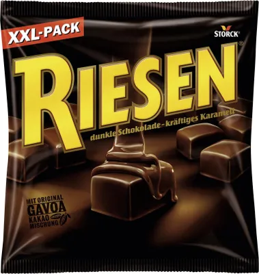 Produktbild von Storck Riesen klassisches Schokokaramell in kräftiger Schokolade 377g
