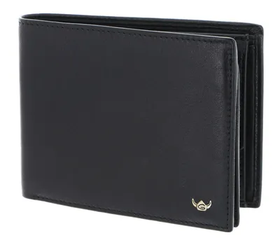 Zdjęcie produktu dla Skórzany portfel Golden Head Dublin Billfold Coin Wallet Black czarny