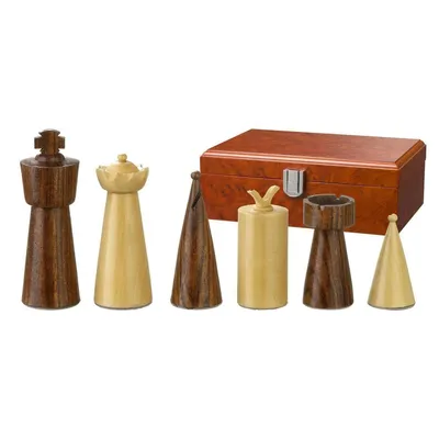 Produktbild von Philos Schachfiguren Galba Holz Set Königshöhe 90 mm modern