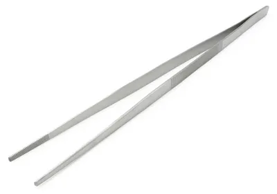 Produktbild von Edelstahl Futterpinzette - 45 cm - Gerade