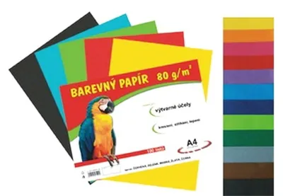 Obrázek produktu pro Papír A4, 80 g, tmavě zelený, 100 listů