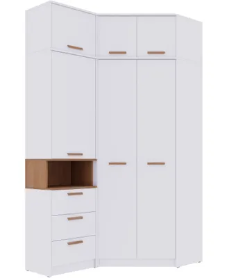 Produktbild von Jugendzimmer-Set Grant Set 12N Regal mit Schubladen Echschrank viel Stauraum