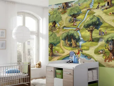 Zdjęcie produktu dla Fototapeta Komar "Hundertmorgenwald", kolorowa, 254 x 184 cm; 4-453