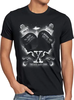 Produktbild von style3 X-Agents Herren T-Shirt fbi alien tv