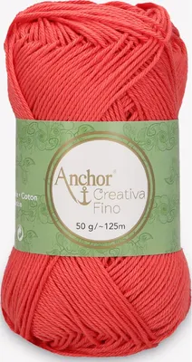 Obrázek produktu pro Anchor Creative Fino - mercerovaná bavlněná háčkovací příze (barva 00252)
