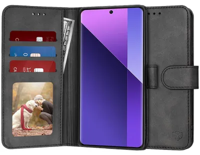 Obrázok produktu pre Techsuit Diary Book puzdro pre Xiaomi Redmi Note 13 Pro+ 5G – čierne (Black)