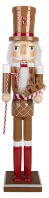 Productafbeelding van Clayre & Eef kerstdecoratie: notenkraker, bruin, hout