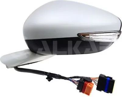 Produktbild von ALKAR 6143870 Außenspiegel Seitenspiegel Links passend für PEUGEOT 508 SW I (8E) Beheizt Konvex Grundiert Elektrisch