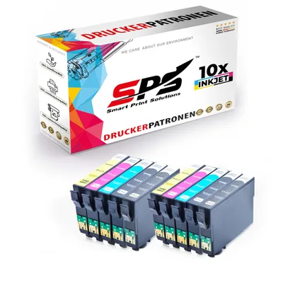 Produktbild von 10x Tinten T0711 T0712 T0713 T0714 Multipack kompatibel für Epson Stylus DX6050
