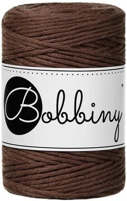 Produktbild von Bobbiny Macrame Cord 1,5 mm 100 m Chocolate Brown Schnur