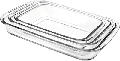 Produktbild von Ibili 480700, Rechteckig, Glas, Transparent, 3 Stück(e)