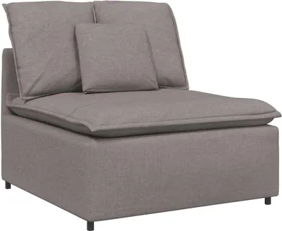 Zdjęcie produktu dla Modułowy moduł centralny sofy z poduszkami Taupe 100 cm