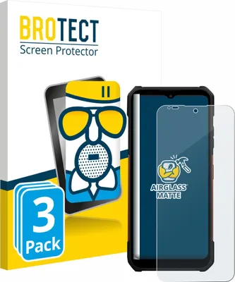 Produktbild von 3x BROTECT Entspiegelungs Schutzglas für myPhone Hammer Construction 2 Thermal 5G Schutzfolie Panzer Folie Glas Display Schutz matt