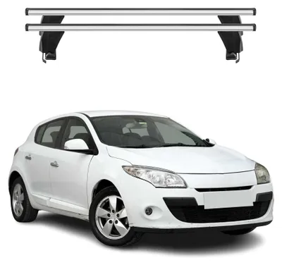 Produktbild von Menabo Dachträger Grundtäger für Renault Megane 2008-2016 50kg Alu Silber 2 tlg, KI-generiertes Bild