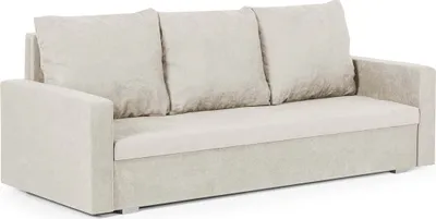 Produktbild von KomfortWelt24 3 Sitzer Sofa mit Schlaffunktion und Bettkasten - Praktischem Schlafsofa 214x80 cm DELTA Beige