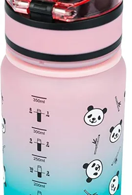 Auslaufsichere Trinkflasche für Kinder - 350 ml Wasserflasche für Schule und Sport