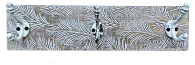 Produktbild von Wandgarderobe, Holz, Palmenblätter, L 39 cm