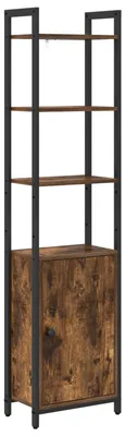 Zdjęcie produktu dla vidaXL Regał z dębu wędzonego 40 x 24 x 161 cm materiał drewnopochodny