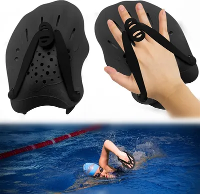 Produktbild von Unisex Erwachsene Schwimm-trainingsger?t Kinder Handpaddel Trainingstool Hand Paddle fš¹r Schwimmen, Einstellbar Schwimmpaddel Unterarm Kraftkraft Trainingshilfe Pool ?bungsger?t Zubeh?r