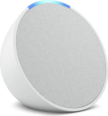 Obrázek produktu pro Amazon Echo Pop | Kompaktní a chytrý reproduktor Wi-Fi a Bluetooth s plným zvukem a Alexou | Bílá