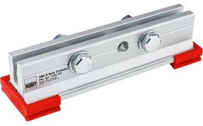 Image de Rallonge de serre-joint pour corps de meuble KBX20 (aluminium/rouge)