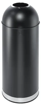 Imagen del producto de Contenedor de basura METRO PROFESSIONAL, diámetro 35 x 89 cm, 65 litros, acero, color