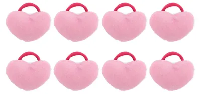 Produktbild von 8er-Pack Nähnadelkissen, Mehrzweck-Herzförmige, weiche Nadelkissen für das Handgelenk mit Gummiband zum Nähen, Quilten, Handarbeiten und Basteln