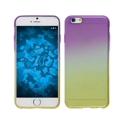 Produktbild von PhoneNatic Case kompatibel mit Apple iPhone SE 2016 (1.Gen) - Design:05 Silikon Hülle Ombrè + 2 Schutzfolien
