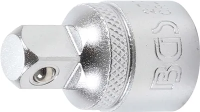 Produktbild von BGS 270 Adapter, matt verchromt, 10 (3/8) außen - 12,5 (1/2) innen