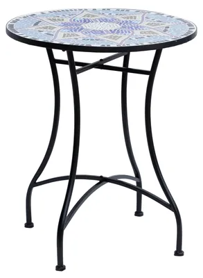 Produktbild von Outsunny Gartentisch Mosaiktisch Balkontisch Beistelltisch Seviertisch rund