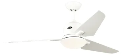 Immagine prodotto di Ventilatore da soffitto a risparmio energetico con luce e telecomando Eco Aviatos 132 cm Bianco