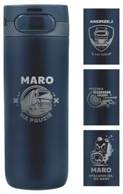 Produktbild von Majestic Sport Nord Thermobecher personalisiert Geschenk Fahrer LKW