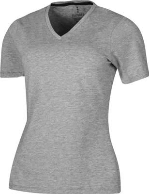 Produktbild von Elevate Damen T-Shirt Kawartha, mit V-Ausschnitt, kurzärmlig PF1810 (2XL) (Grau meliert)