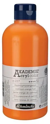 Produktbild von Schmincke AKADEMIE Acryl color Acrylfarbe 500 ml - 227 Kadmiumorange imit.