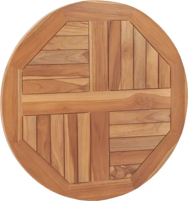 Produktbild von vidaXL Tischplatte Massivholz Teak Rund 2,5 cm 60 cm
