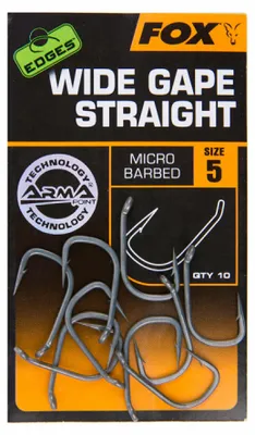 Produktbild von Fox Carp Edges Armapoint Wide Gape gerade Größe 8 |CHK179