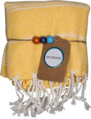 Produktbild von ECOBAIN 8855 Yellow Small Classic Towel 50 x 90 cm Handtuch Dusch-, Sauna- und Badetuch Wickeltuch Hamam