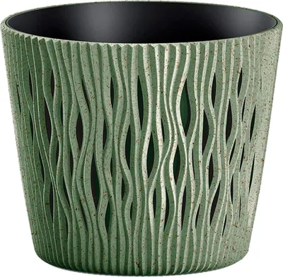 Produktbild von Prosperplast Blumentopf SANDY Rund Grün 18,9 cm