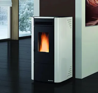 Produktbild von La Nordica Ventilierter Pelletofen KETTY 5.0 6.5 kW Weiß - Heizung