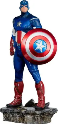 Produktbild von The Infinity Saga BDS Art Scale Statue 1/10 Captain America Battle of NY 23 cm