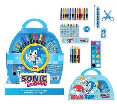 Produktbild von Cerda Group Sonic The Hedgehog Schreinset One Size