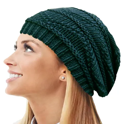Obrázok produktu pre TOSKATOK® Dámska pletená zimná čiapka/beanie - model 1